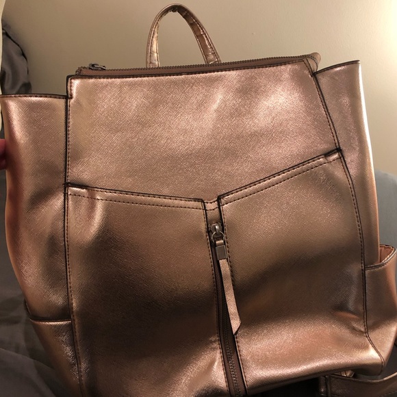 rose gold bag new look